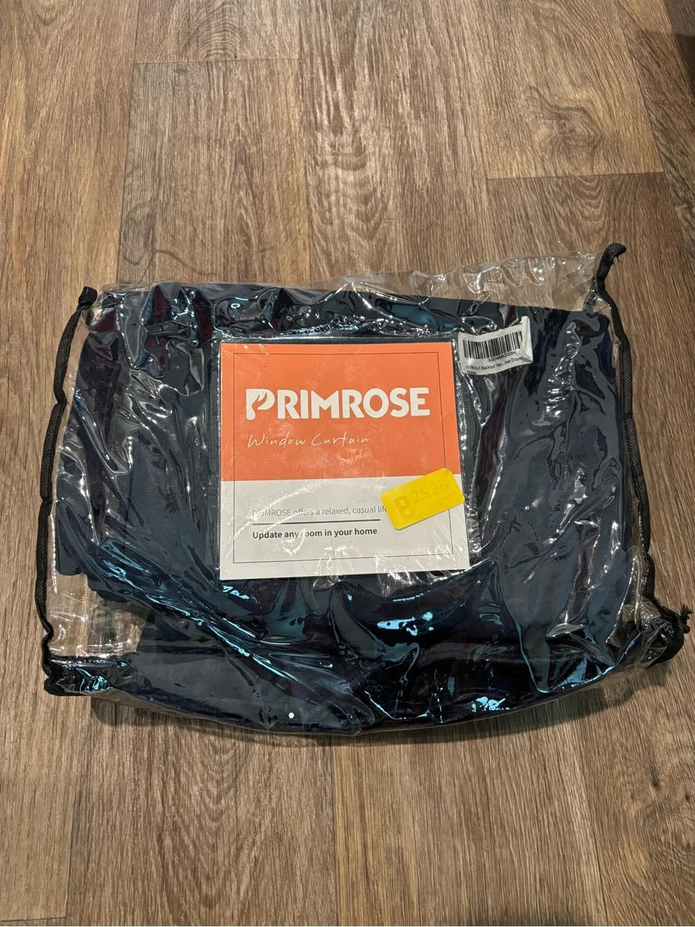 New in Package Blackout Navy Velvet 10ft Primrose Window Curtain